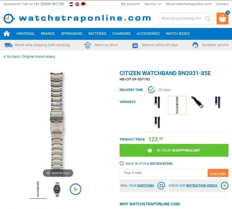 Citizen BN2038-01L