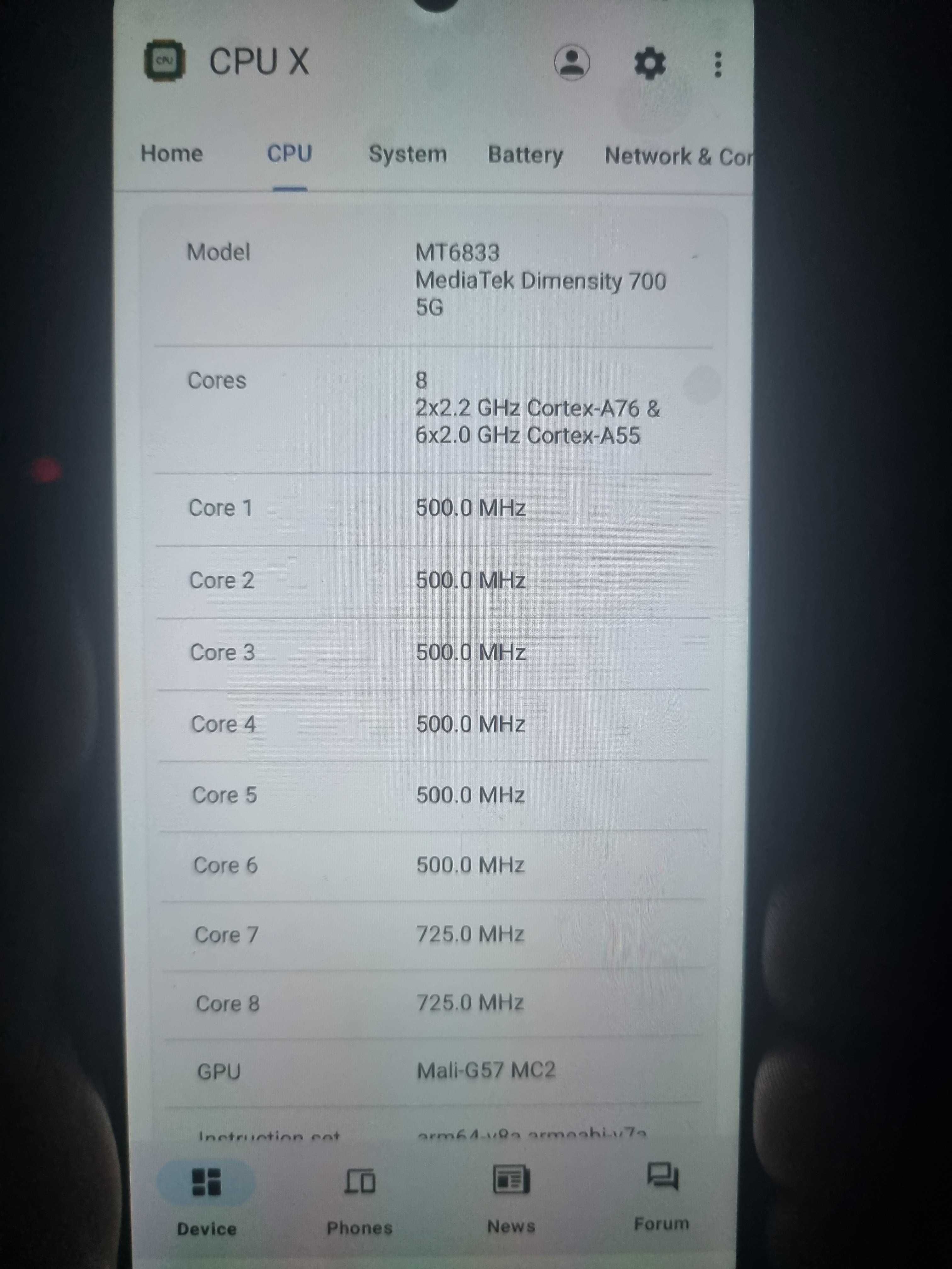 Xiaomi note 10 5g aurora grenn, fara defecte, funcțional