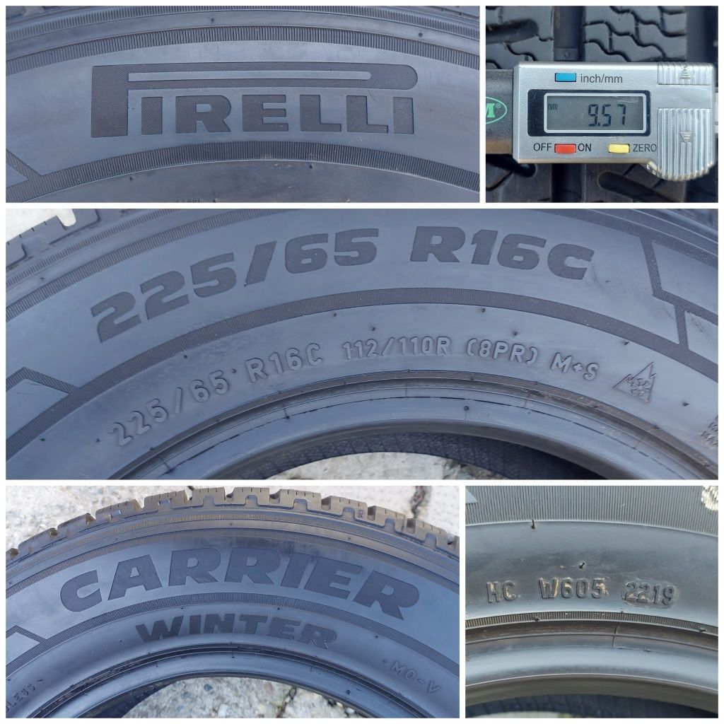 O bucată 225/65 R16C M+S iarnă - una Vredestein Continental Pirelli