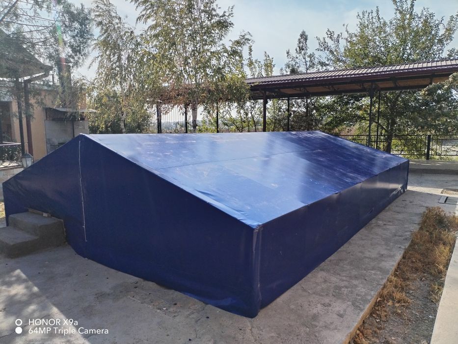 Бассейн тент ойна салафан установка