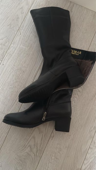 Сапоги на зиму новая нат. кожа нат цигейка