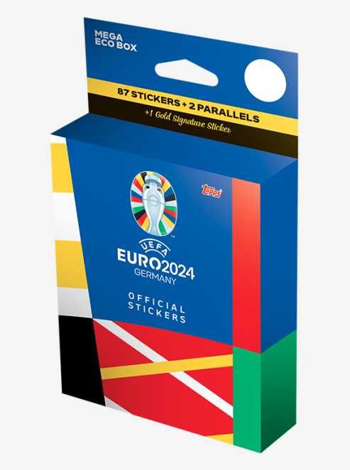 EURO 2024 TOPPS (nu Panini ) Album cartonat Hardcover + Mega Eco Box