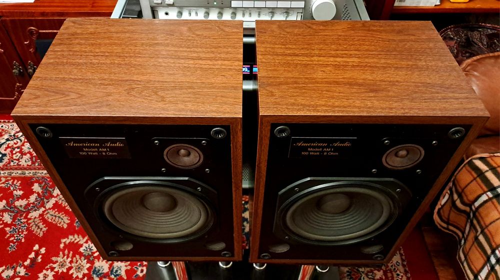Boxe hifi American Audio AM1 rare impedanță 8 ohm made in Germany