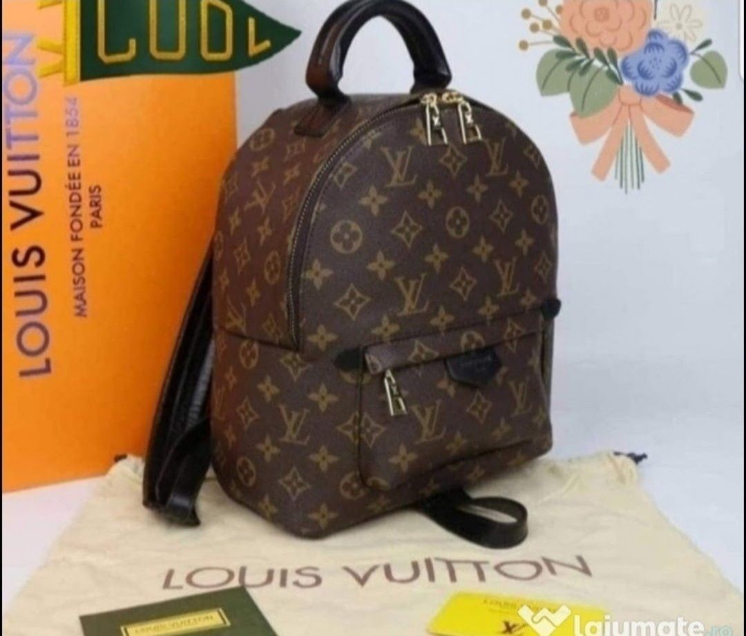 Set Louis V.3 articole/rucsac+portofel +curea/new  model,saculet,etich