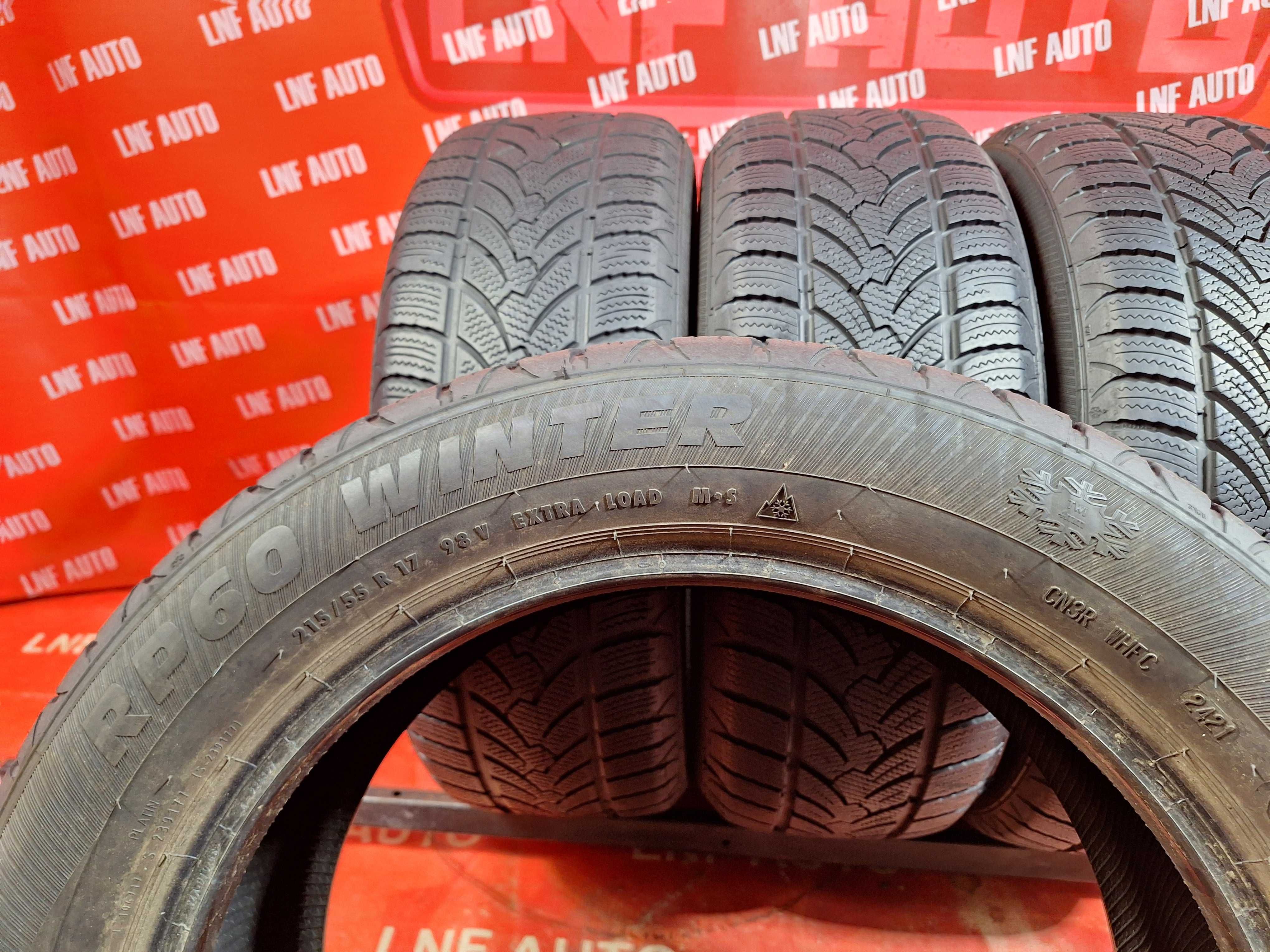 Anvelope de IARNA - 215/55/17 - PLATIN - 6.2 / 8 MM - DOT 2021 !