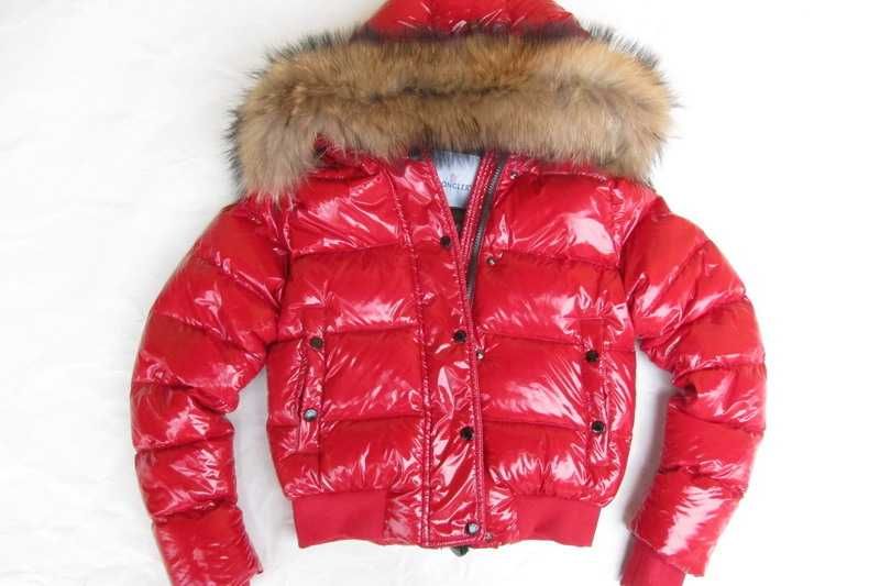 Geaca M o n c l e r Alpin XS cu puf si blana naturala - Oferta Extra