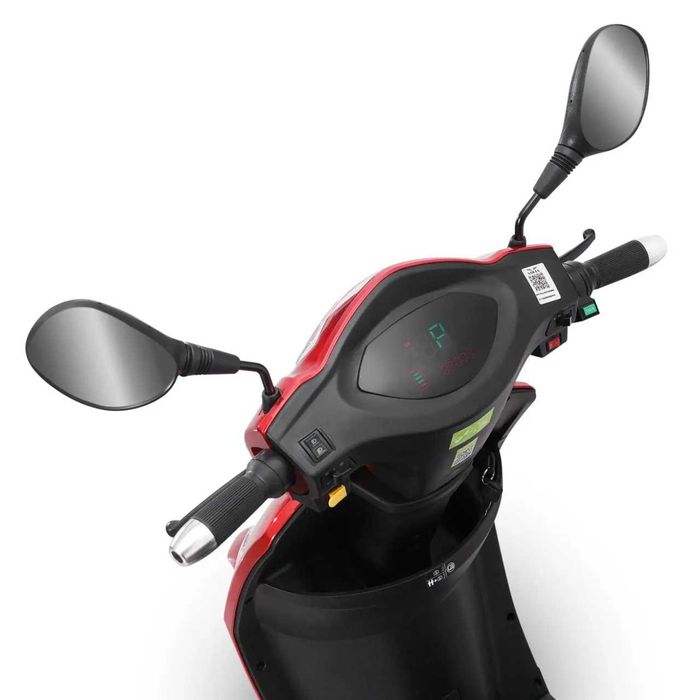 Tricicletă Electrică rosie, Fără Permis, Motor 1000W (max. 2500W)