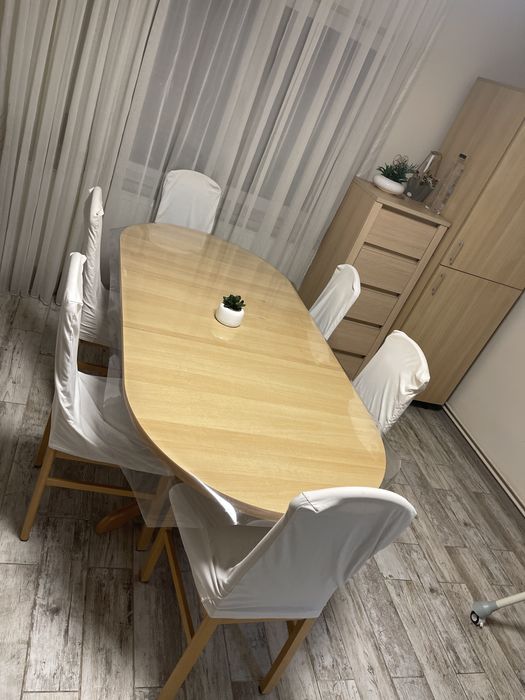 Masa extensibila de lemn !! Set !!