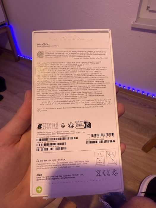 Iphone 16 PRO 256gb