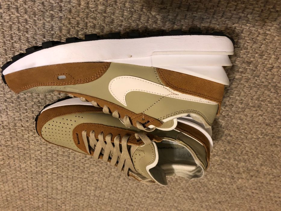 NikeWaffle One Leather 'Limestone Ale Brown маратонки