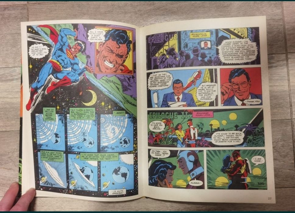 Album benzi desenate retro vintage The Official Superman Annual 1981