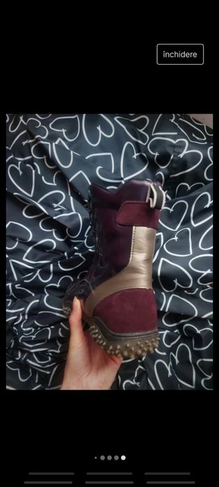 Ghete din piele naturala