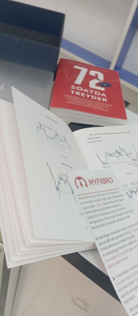Treding soxasi buyicha kampiyutr kitob hamma narsalari bor