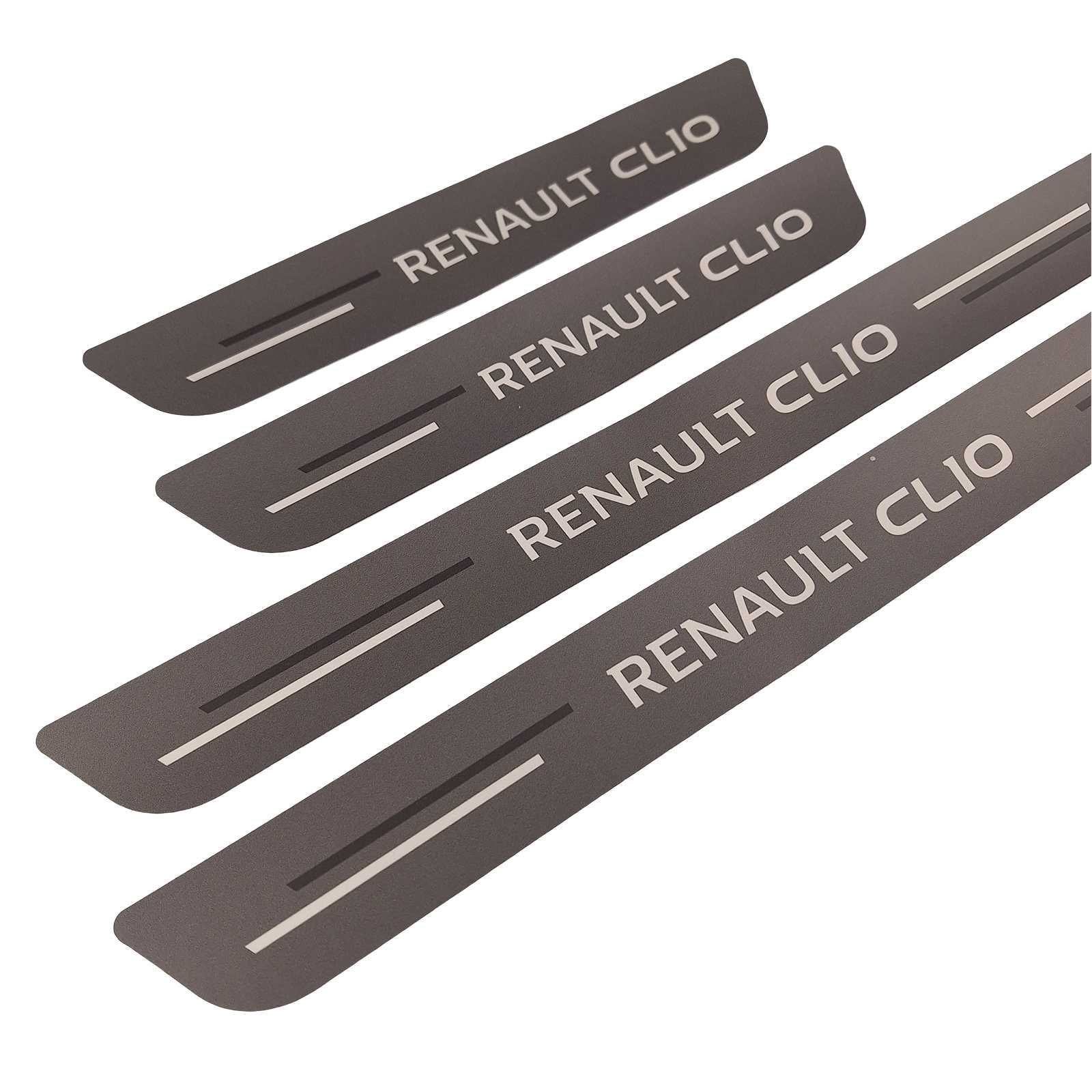 Set 4 stickere protectie praguri Renault Clio