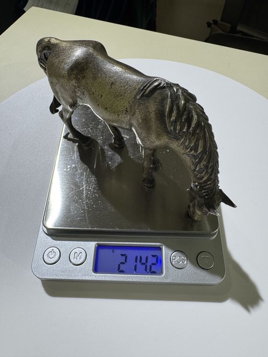 Cal argint masiv semnat de firma italiana M.Cerreti