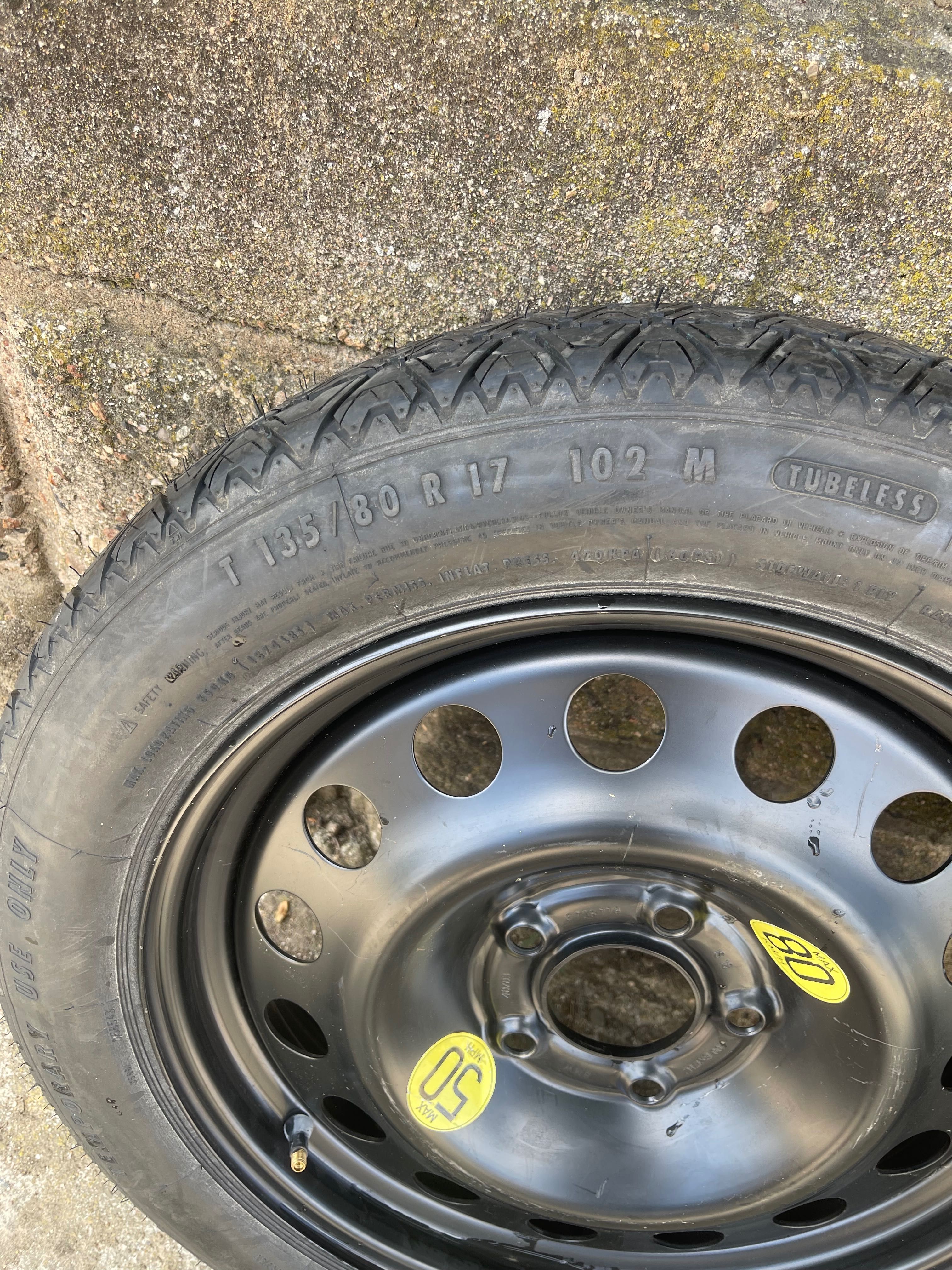 Резервна гума за BMW e60 135/80/17
