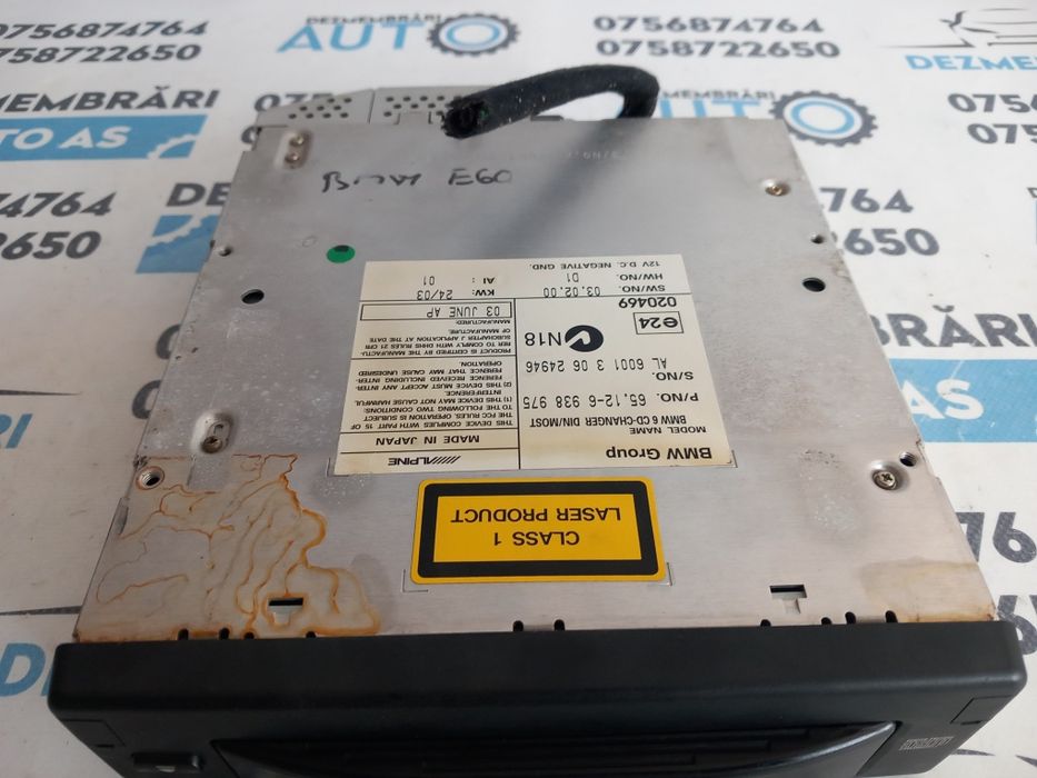 magazie cd  BMW e60 Seria 5 2007