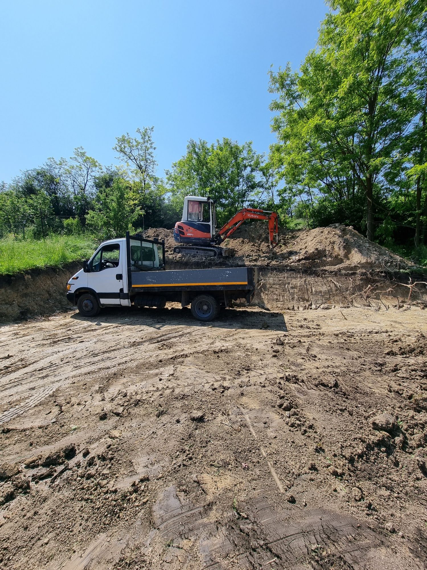 Prestari servicii miniexcavator si baculabila 3.5 t