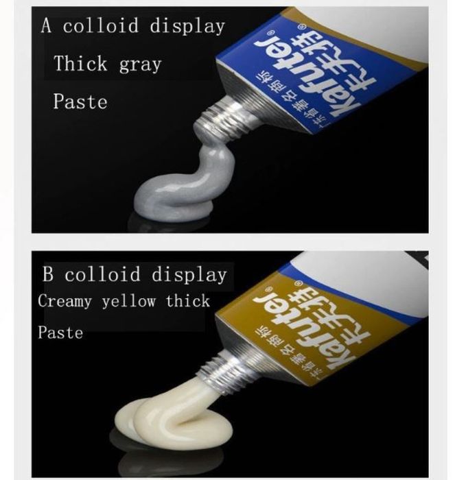 Мощно лепило за метал, стомана, керамика, дърво и др.