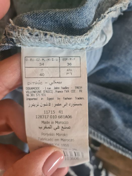 Salopeta blugi mar 34