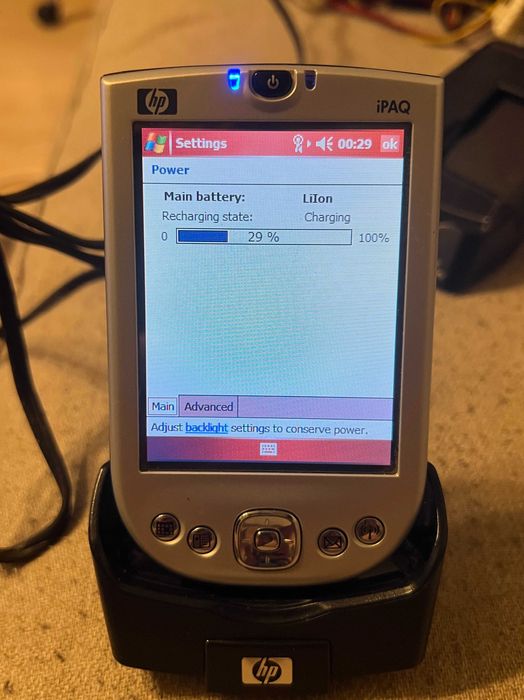 HP iPAQ hx2190b Pocket PC cu docking si stylus, functional