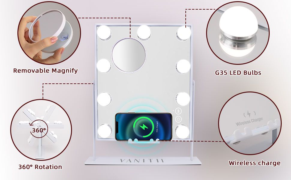 Hollywood Огледало за грим