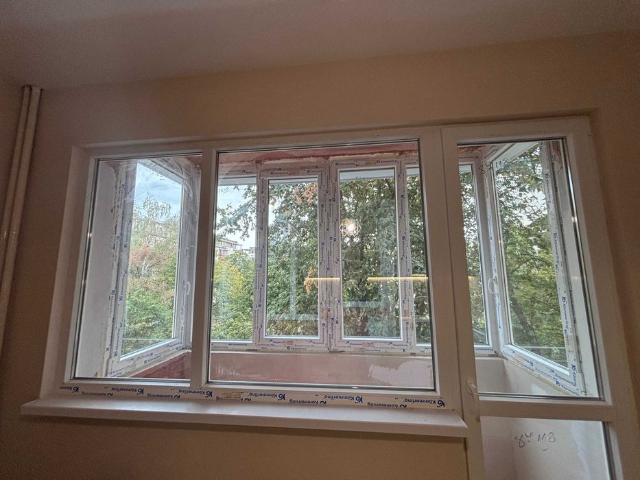 PVC дограма Kömmerling - 5-камерна, демонтирана