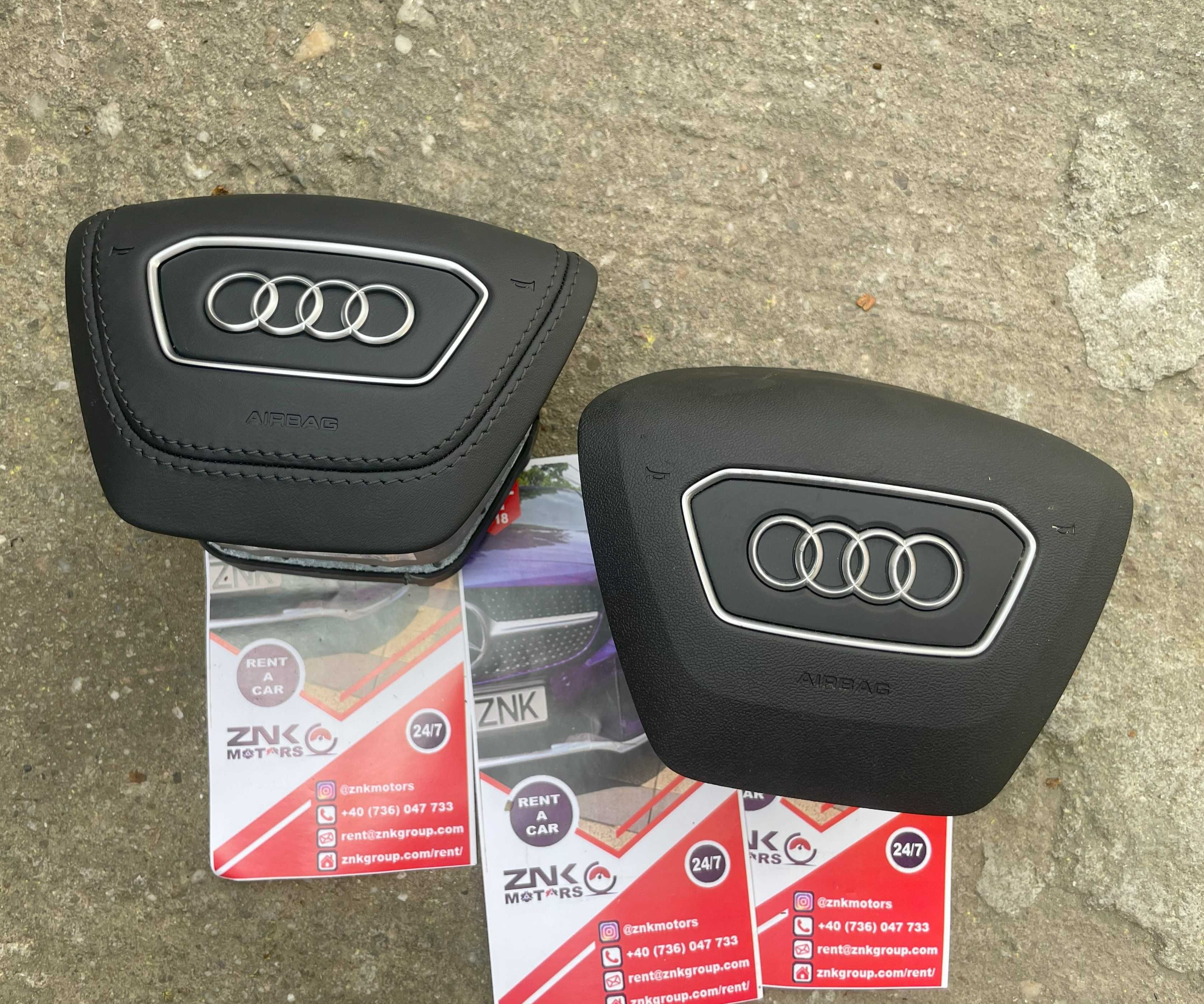 Audi A6 A7 A8 airbag volan cusatura piele - plansa bord - set centuri