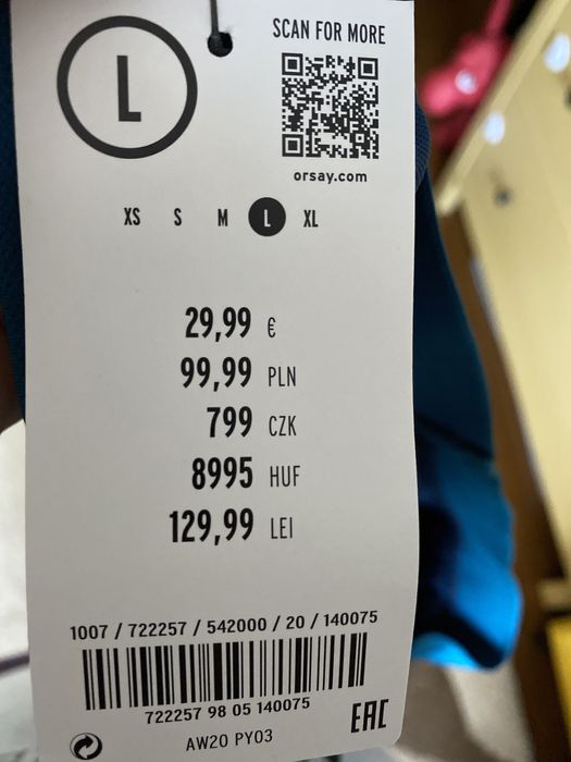 Fusta si bluza Orsay marimea L