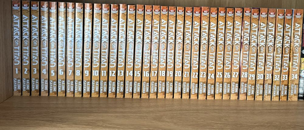 Manga bleach, berserk, death note, attack on titan