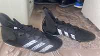 Бутсы футбольные.Adidas Predator Freak черные