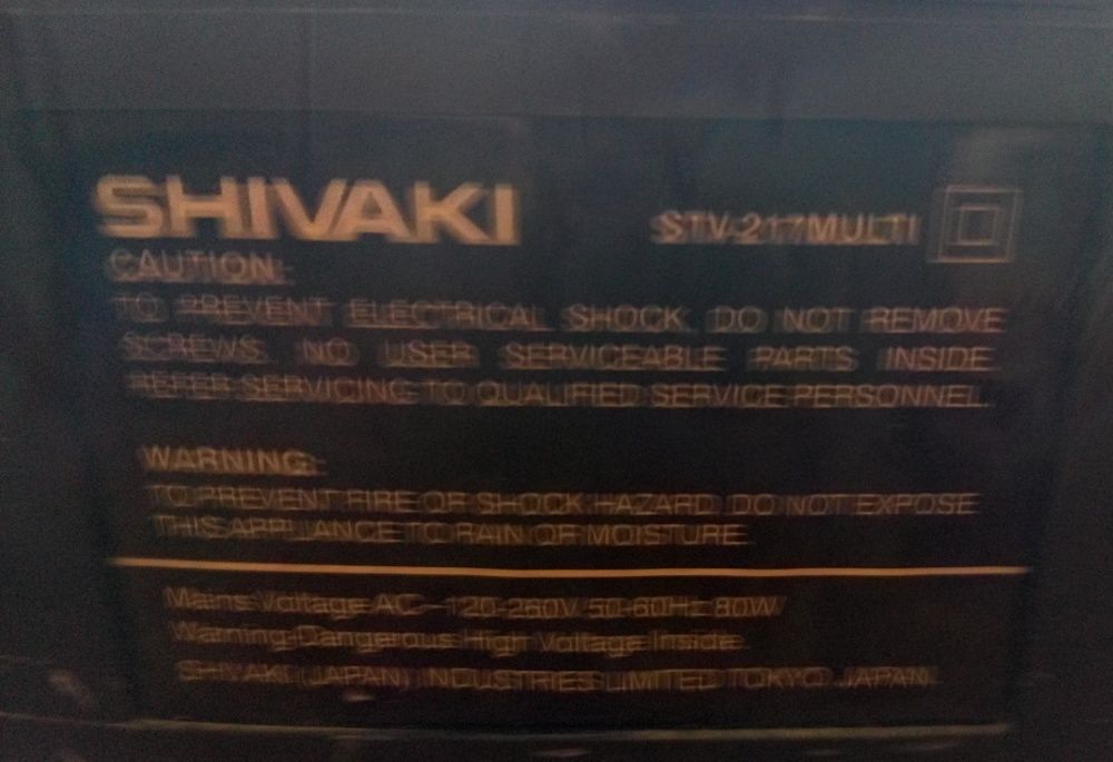 Телевизор SHIVAKI STV-217MULTI на запчасти