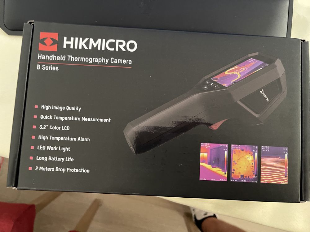 Cameră termică portabilă HIKMICRO B1L rezoluție 160 x 120 IR cu WiFi