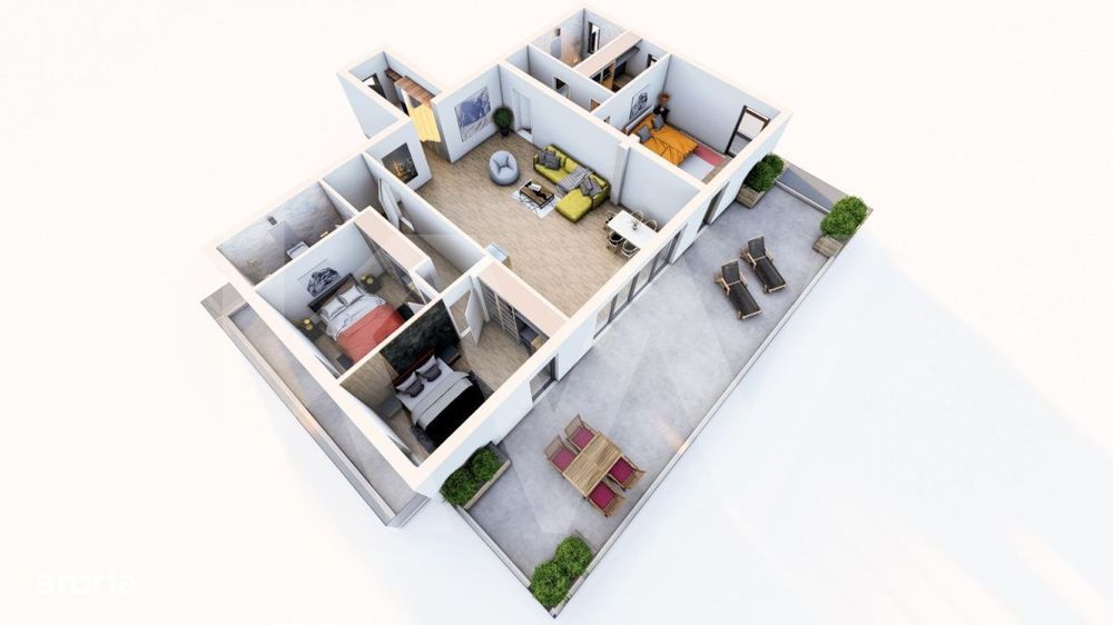 Teren de vanzare cu autorizatie bloc  22 apartamente cu terase - Sibiu