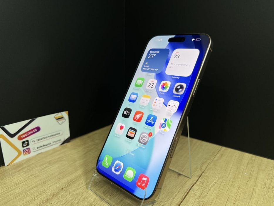 Iphone 16 Pro Max 256Gb Desert Titanium Second-Hand Foarte Bun 3 ani g