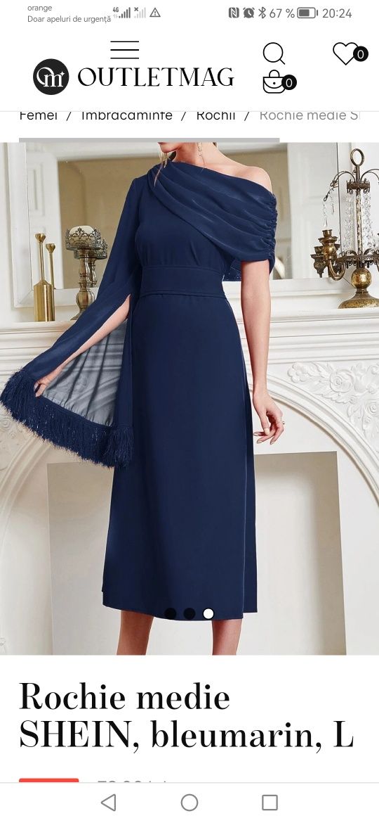 De vânzare rochie bleumarin