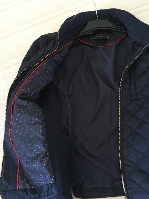 geaca bleumarin Zara