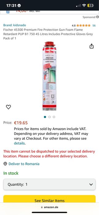 Spuma poliuretanica fischer noii