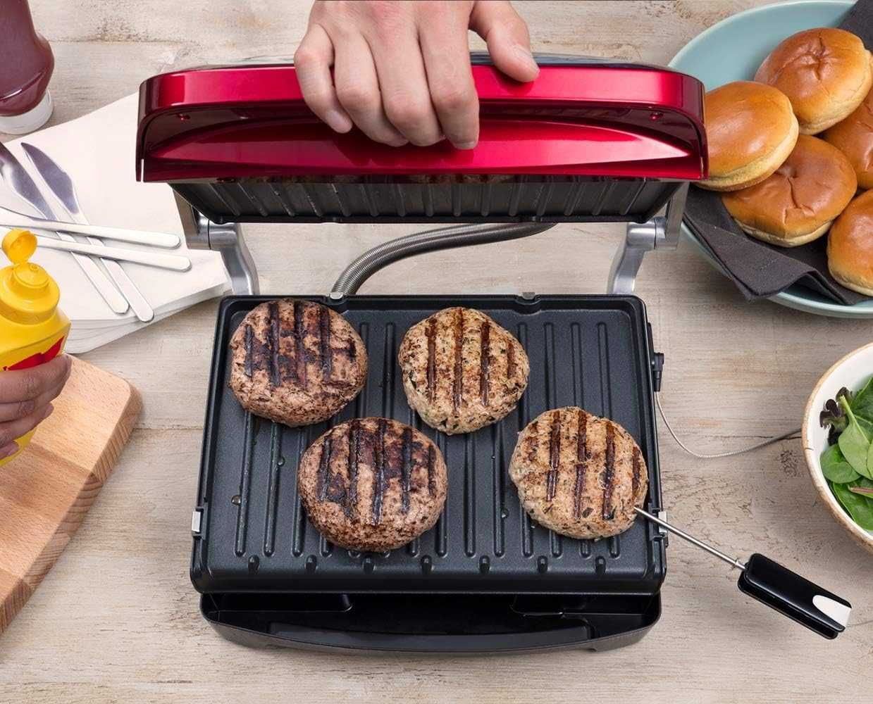George Foreman Precision Grill, грил/скара с температурна сонда