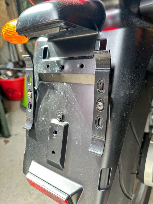 Suport numar inmatriculare motocicleta moto Honda Yamaha Bmw Suzuki