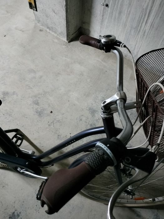 Bicicleta de oraș Elops 520 cadru jos albastru