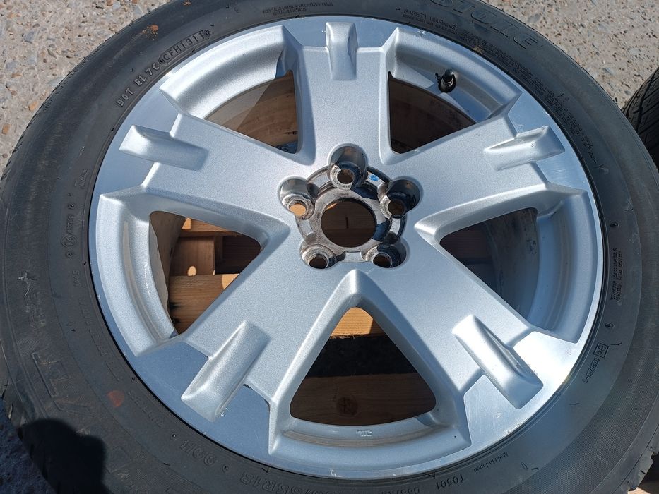 Лети джанти 18ки 5х114.3 Toyota + гуми 235/55/18 Bridgestone