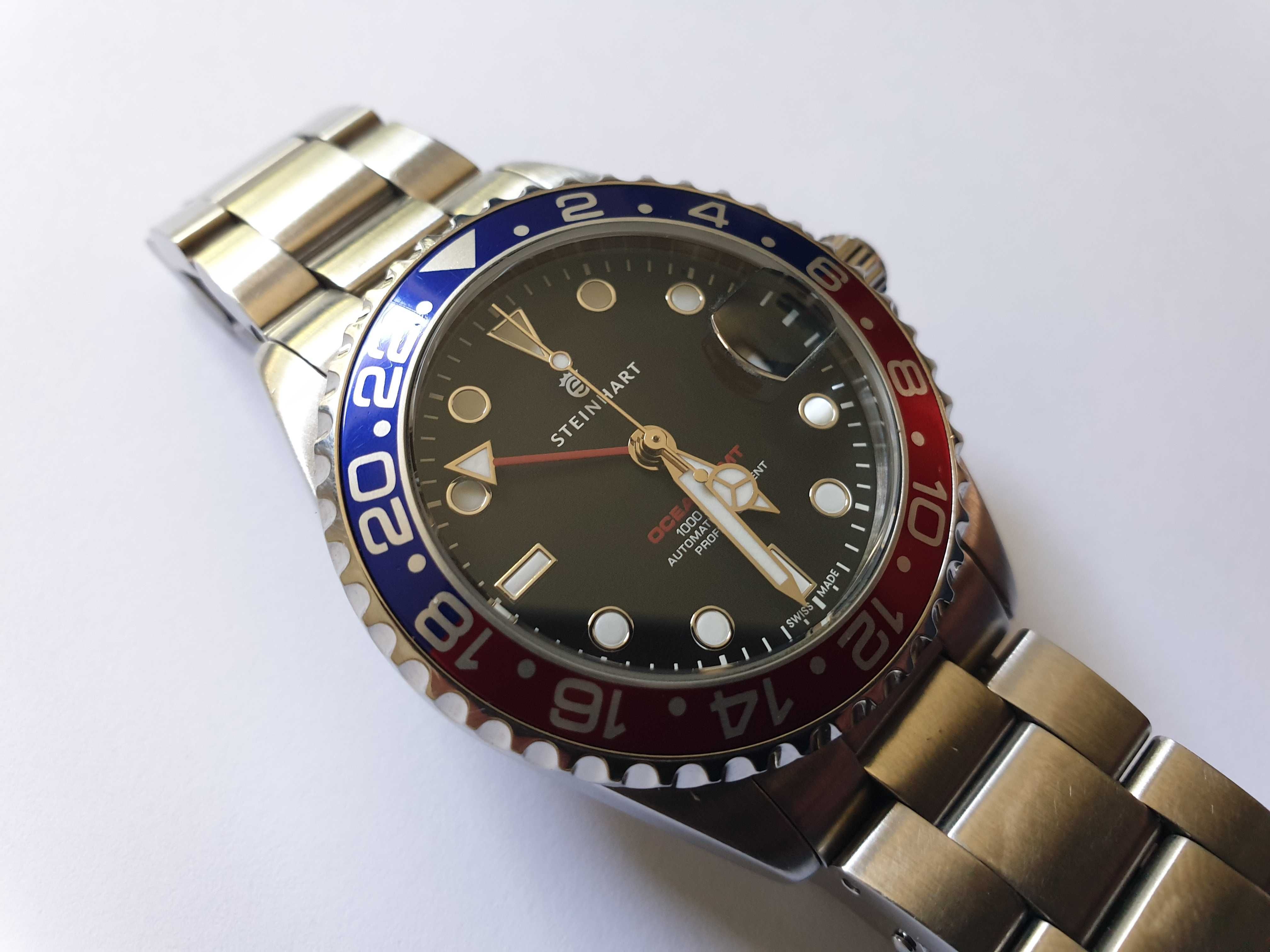 Ceas Steinhart automatic (ETA 2893-2; 21 rubine)