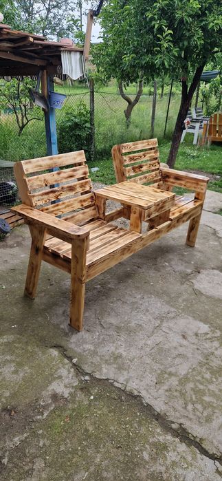 Leagan Rustic,Scaune,Banca+măsuță