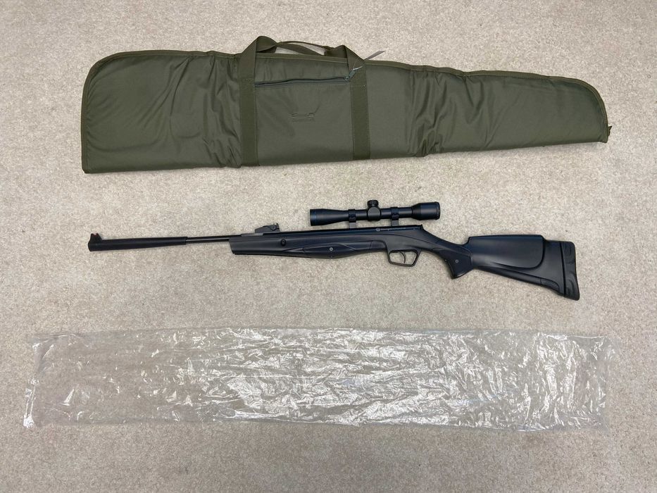 Pușcă cu arc STOEGER RX20, 4.5 mm cu lunetă și muniție, CA NOUĂ + Husă
