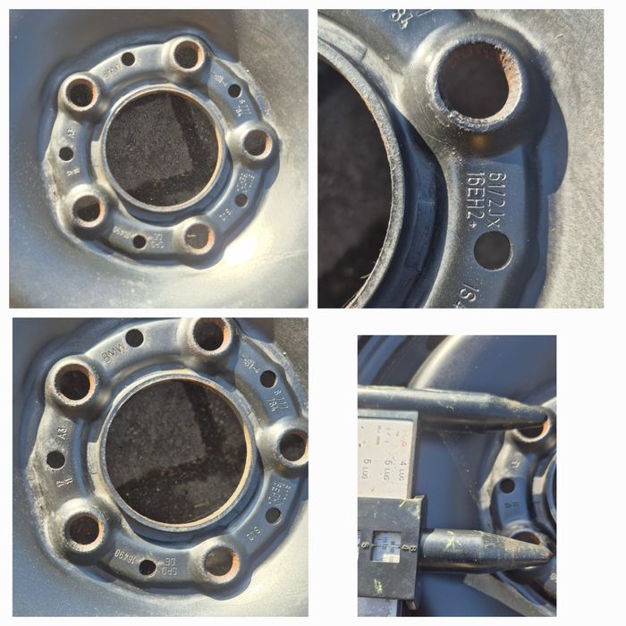 set roți; cauciucuri;195 55 16 ,de iarnă,jante tablă,capace ,originale