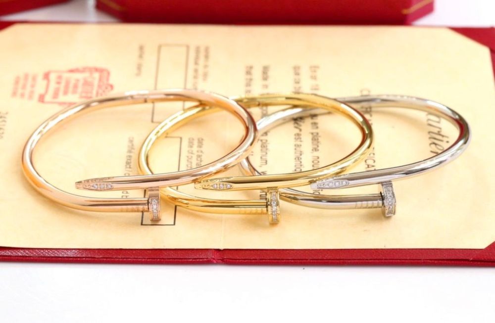 Brățară Cartier Juste un Clou 16 White Gold 750 Diamonds