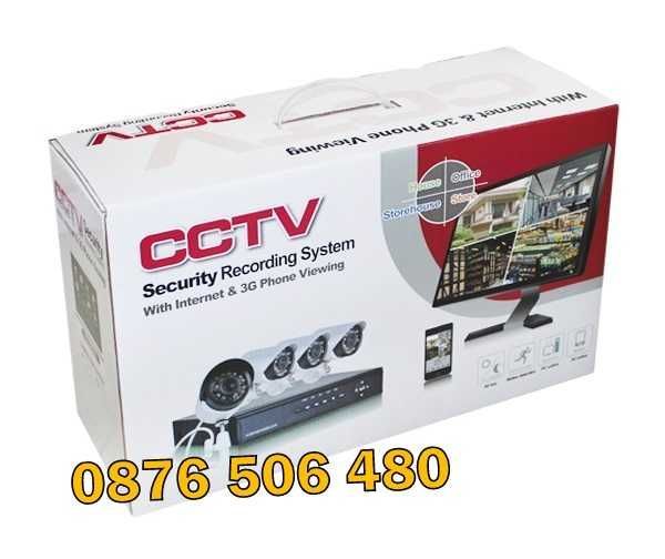 Пълен пакет - Dvr + 4 камери SONY - "CCTV" Комплект за видеонаблюдение