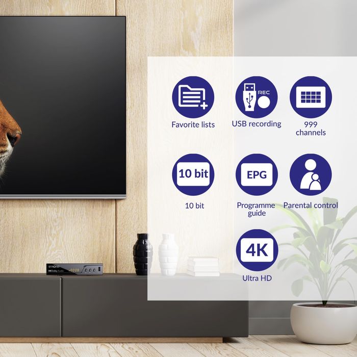 STRONG - Decodor TNT 4K UHD - SRT8250