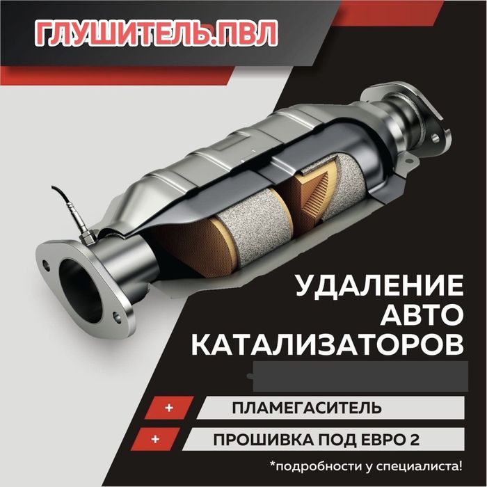 Катализатор удаление прием диагностика ремонт глушителя прошивка